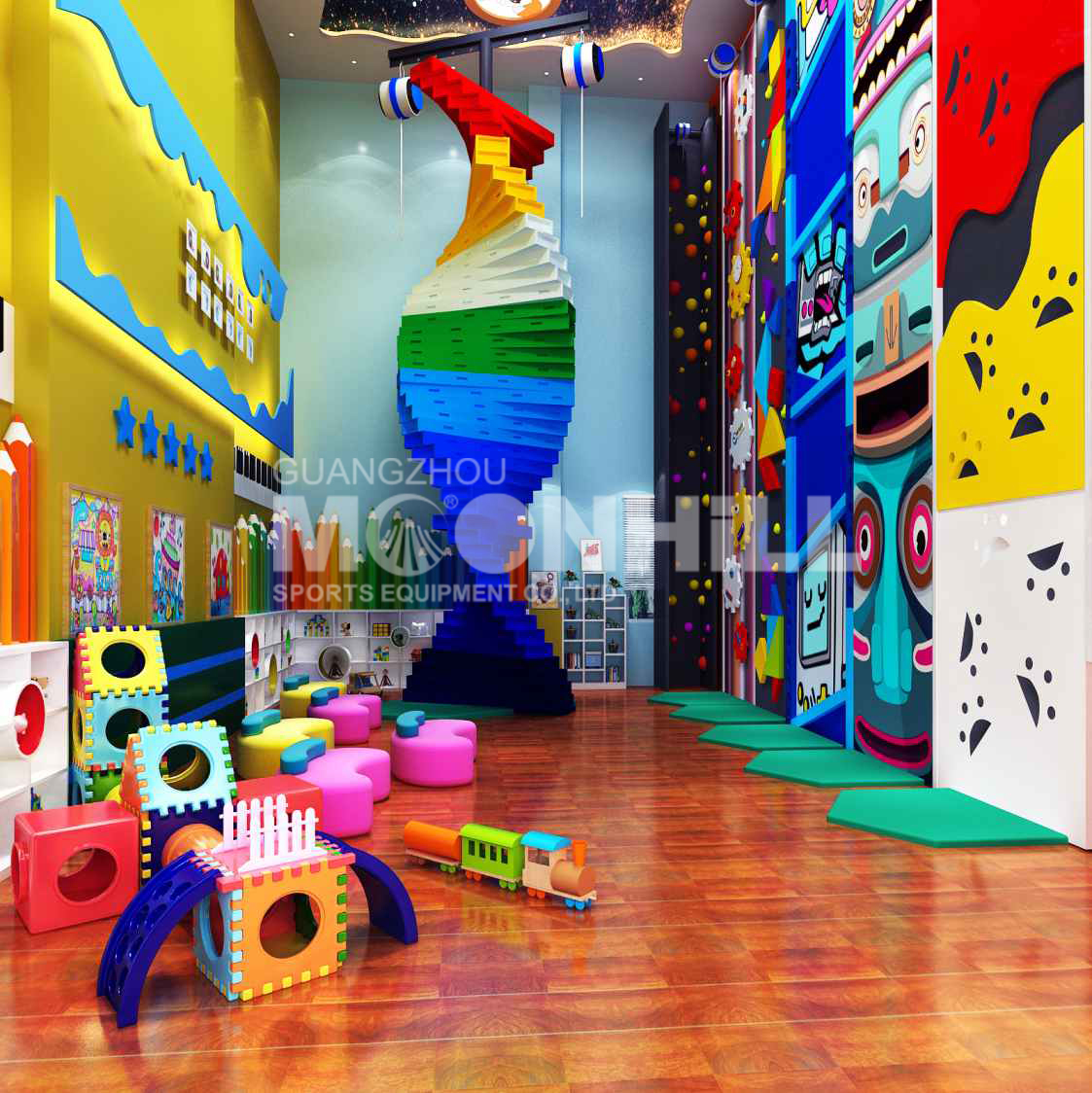 兒童趣味 Children fun wall.